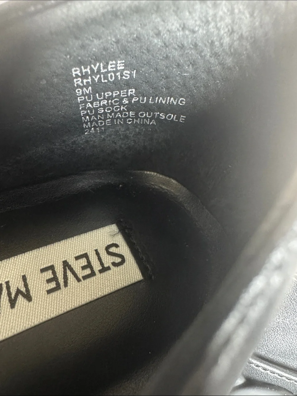 Steve Madden black platform